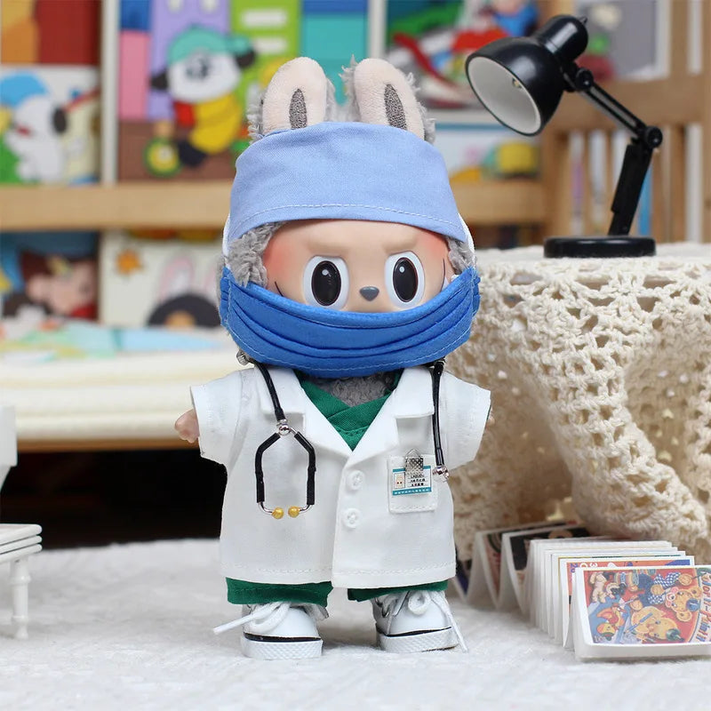 Labubu Doctor - Nurse  + Accessory Decoration Cute Gift Toy