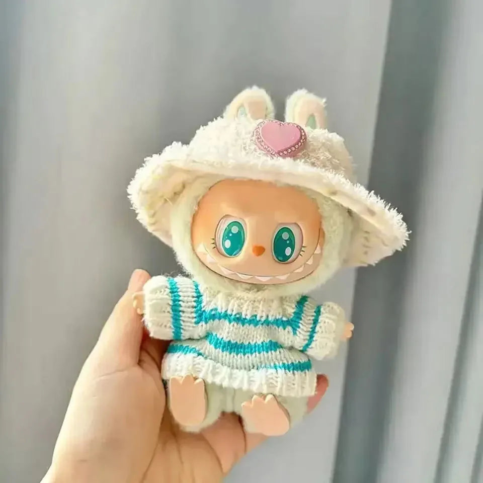 Waterbottle - Labubu Striped Knit Sweater