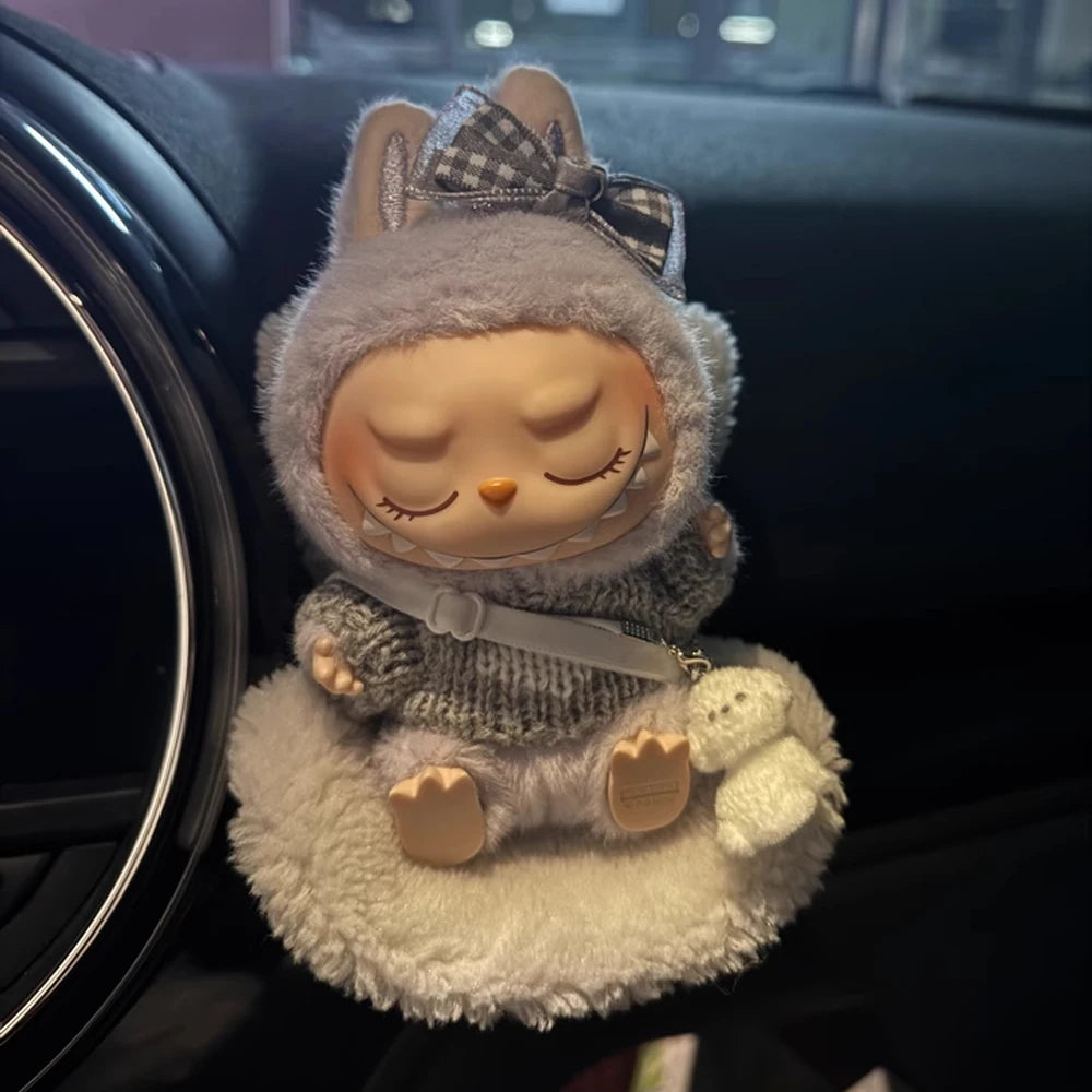 17cm labubu clothes outfit Plush doll clothes Macaron Cute Clothing DIY Kid Gift  Dog Clothes Hair accessories v1 v2 clothes