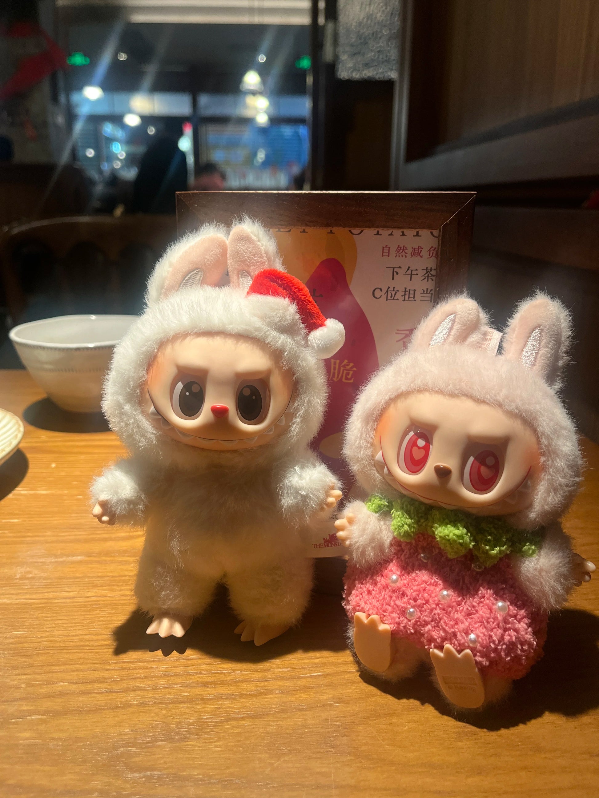 17cm labubu clothes outfit Plush doll clothes Macaron Cute Clothing DIY Kid Gift  Dog Clothes Hair accessories v1 v2 clothes