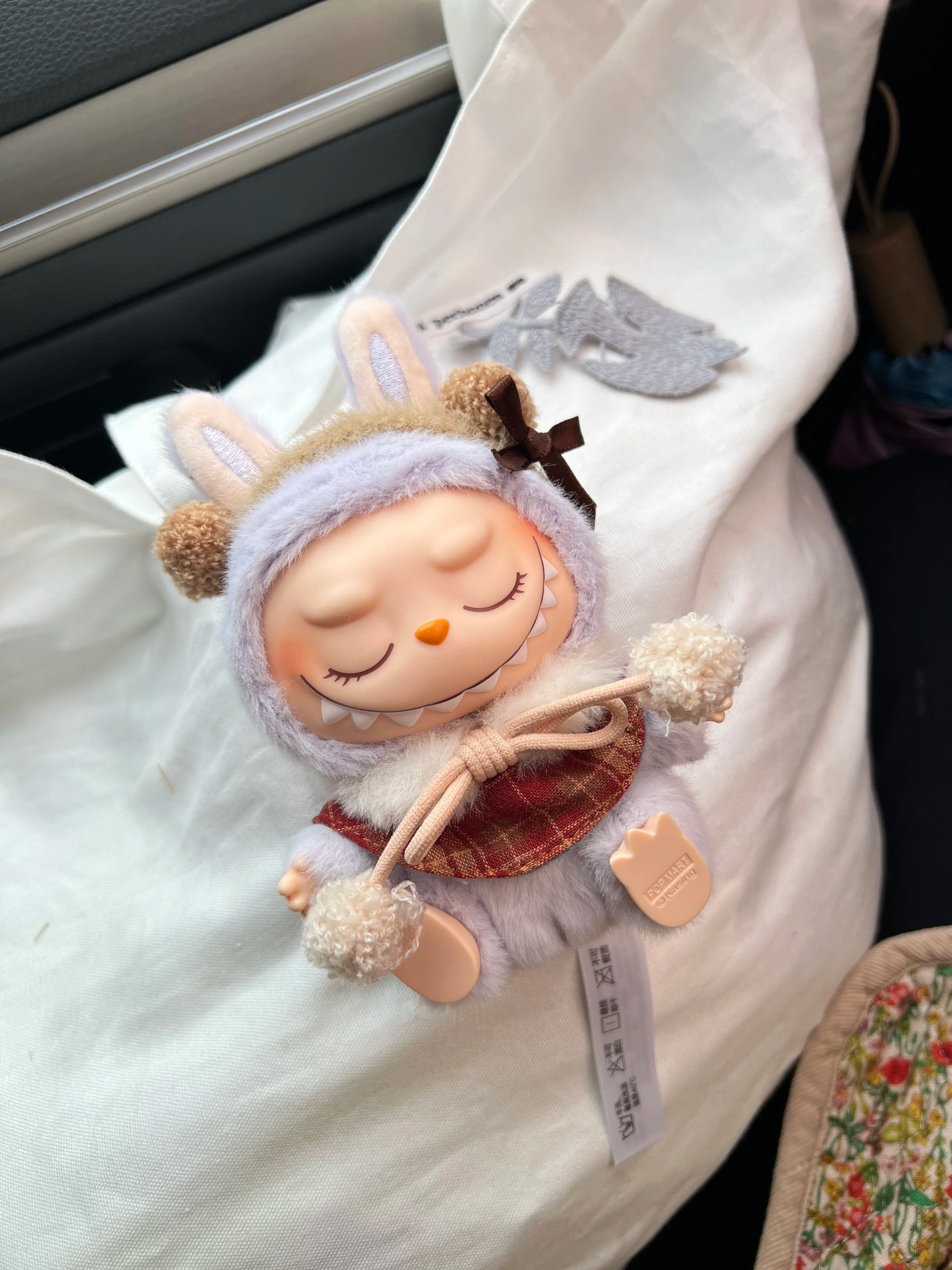 17cm labubu clothes outfit Plush doll clothes Macaron Cute Clothing DIY Kid Gift  Dog Clothes Hair accessories v1 v2 clothes