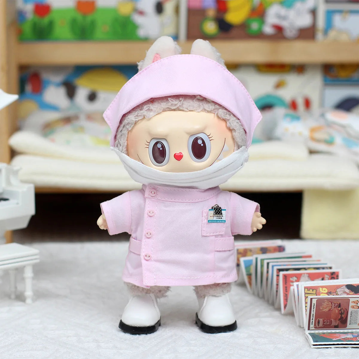 Labubu Doctor - Nurse  + Accessory Decoration Cute Gift Toy
