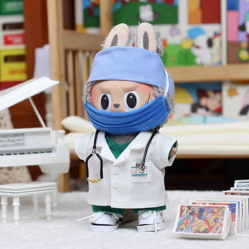 Labubu Doctor - Nurse  + Accessory Decoration Cute Gift Toy