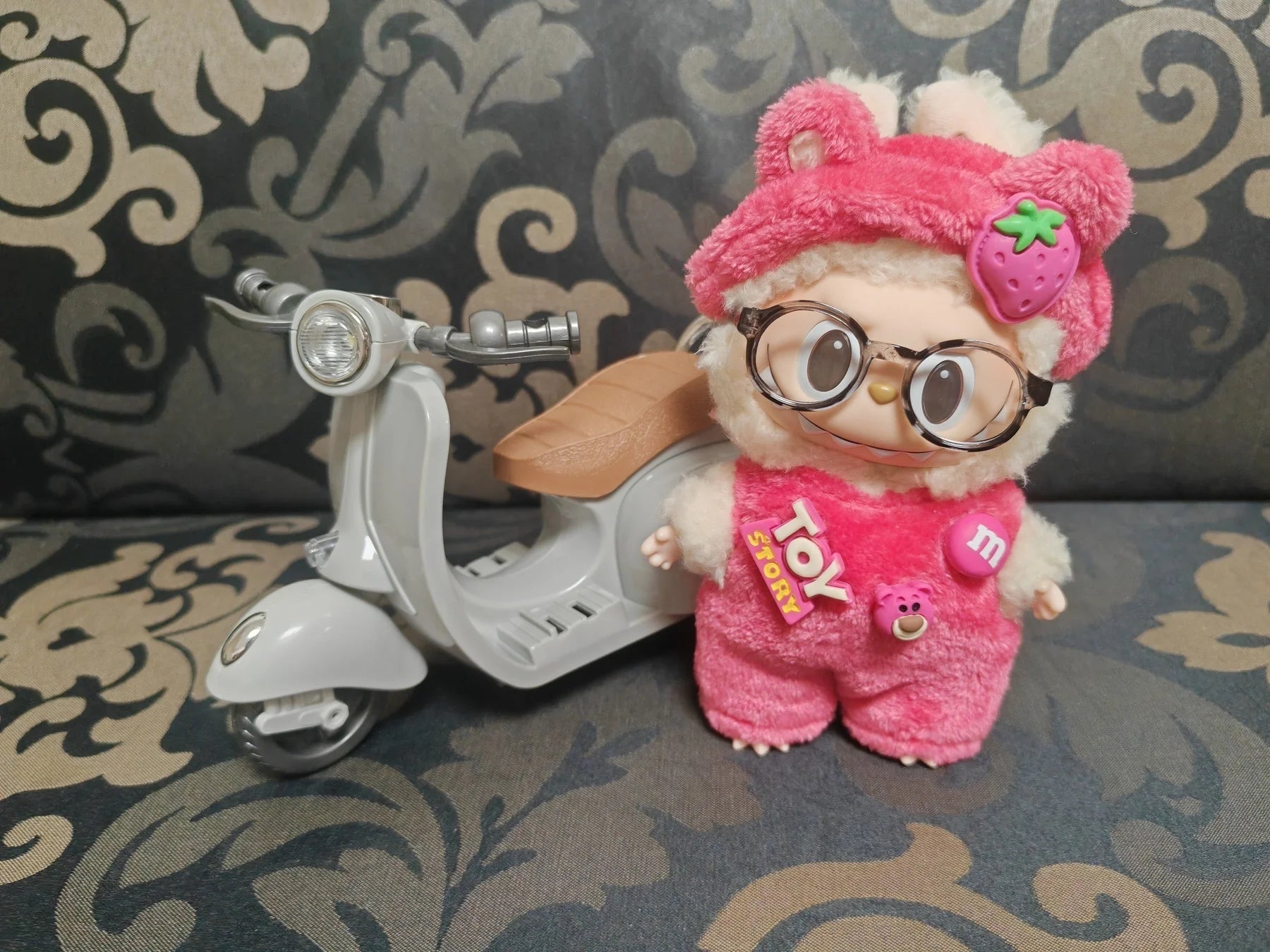 17cm labubu Glasses 6.5cm Transparent Plastic Glasses For 1/8 1/6 1/3 1/4 BJD for Labubu MSD SD Plush for EXO Doll sunglasses