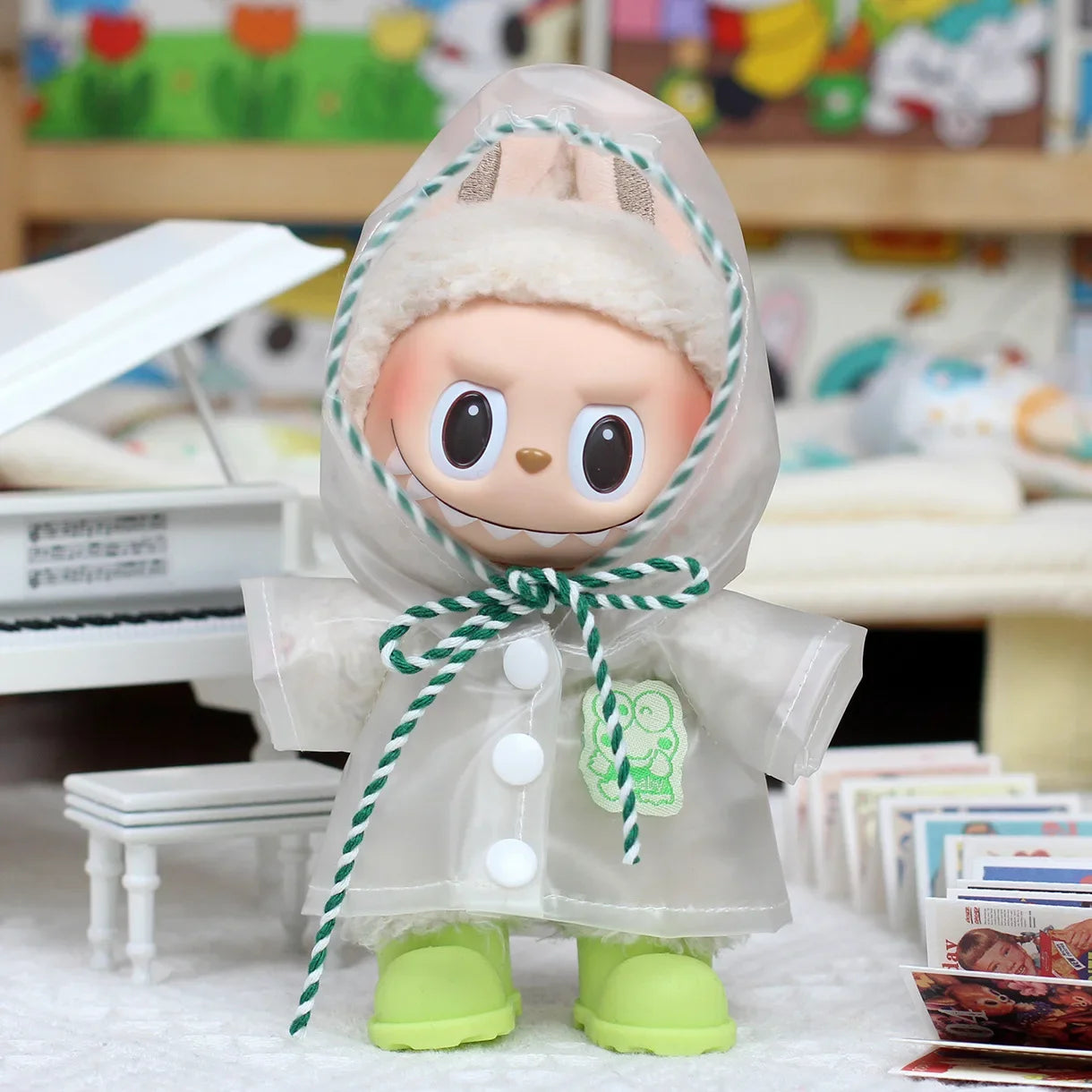 Labubu Raincoat  & Boots