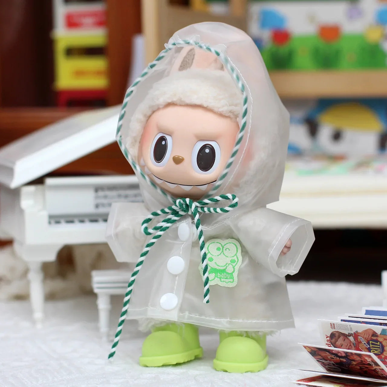 Labubu Raincoat  & Boots