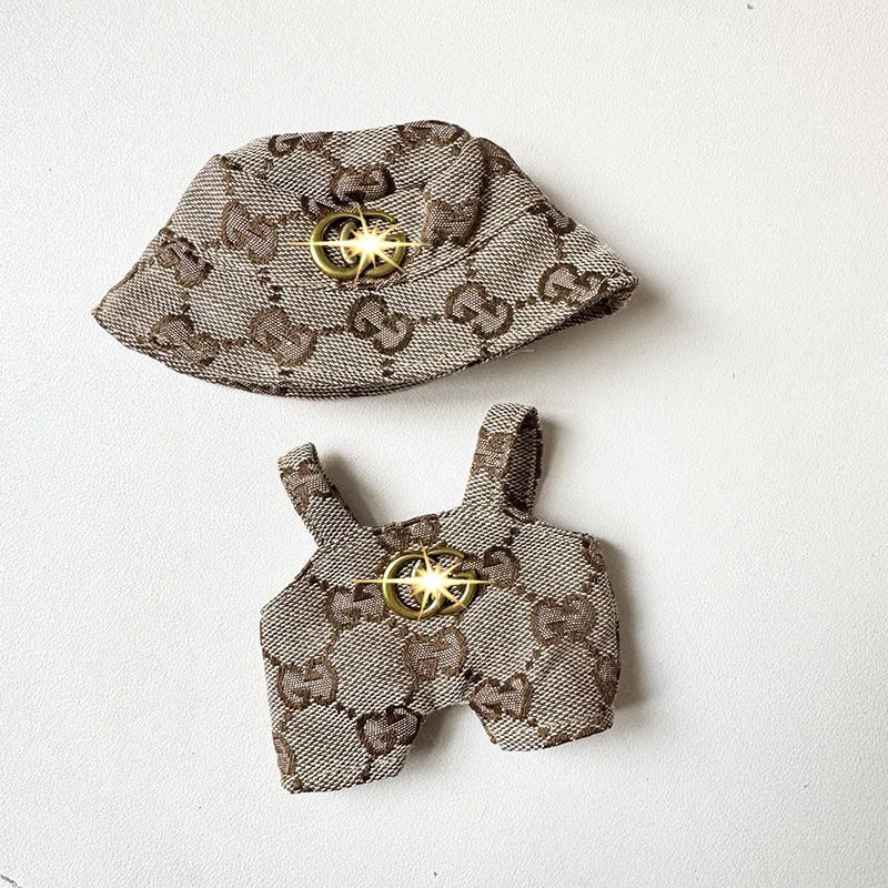 Labubu Corduroy Mini Doll Clothing Set Toys Cute Hats Clothes Shoes Vinyl Doll Accessories Training Sitting Party Games Toys