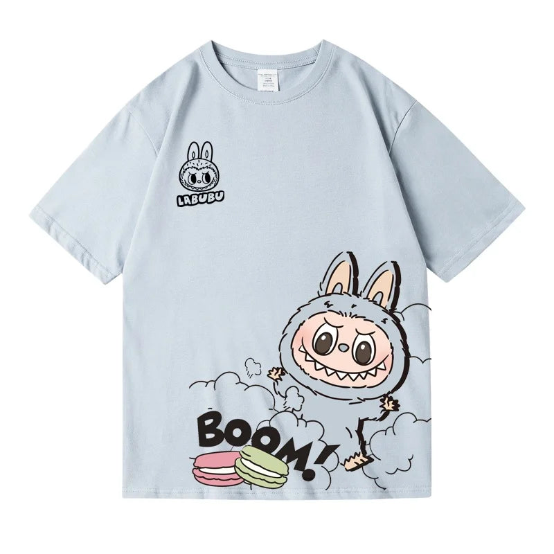 Labubu Pure Cotton Short-sleeved T-shirt Children's Top