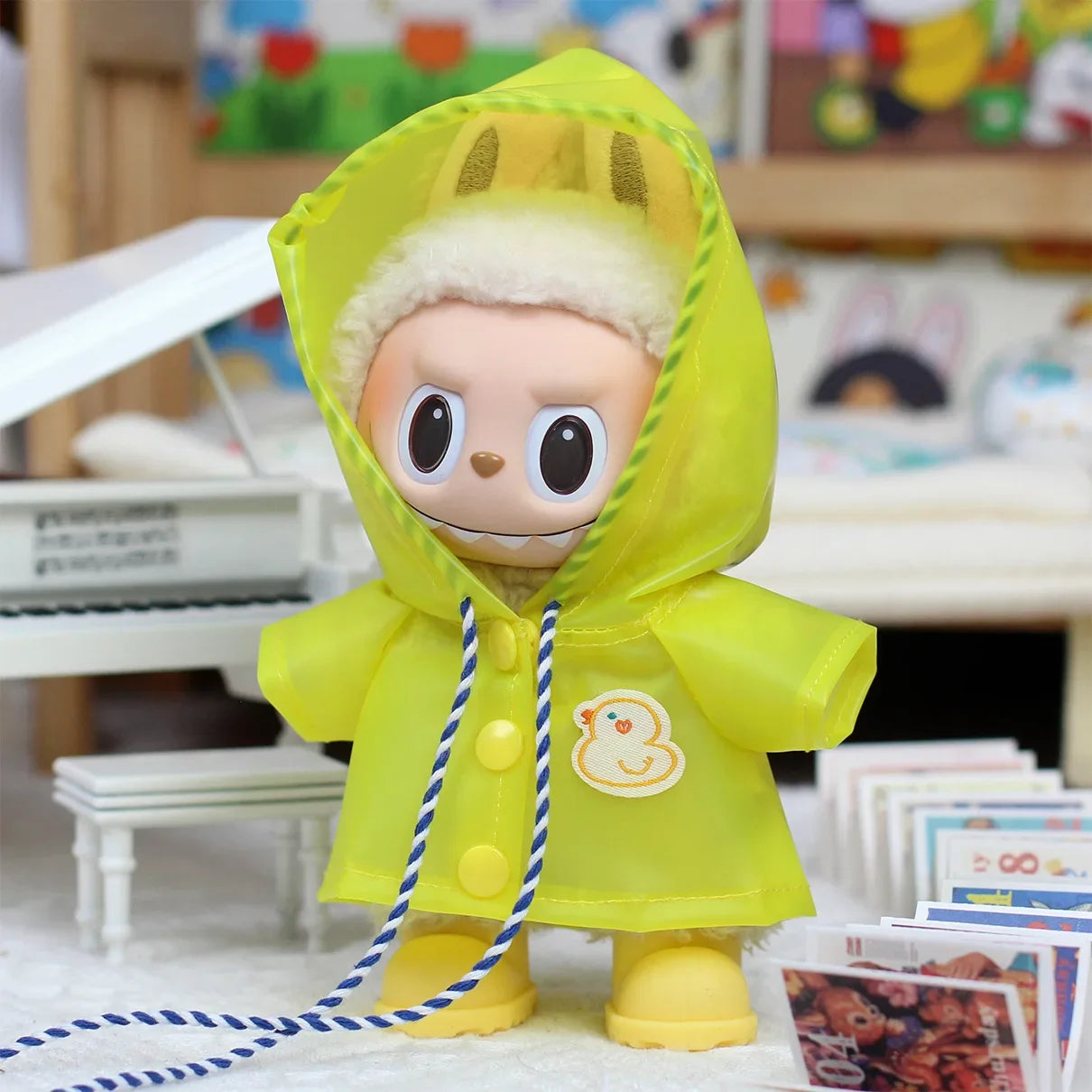 Labubu Raincoat  & Boots