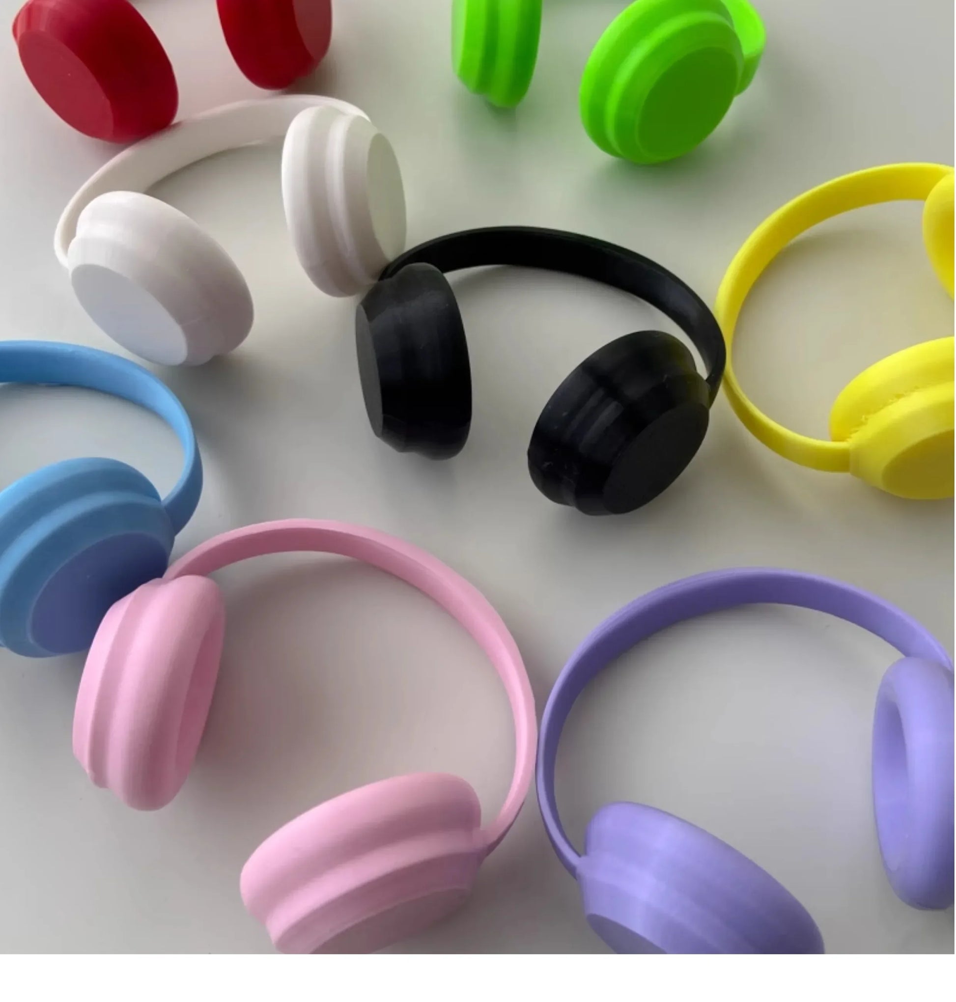 Labubu Accessories:17cm Labubu Fashion Earphone Accessories 10cm Cotton Doll Earphones Macaron Color Doll Earphones