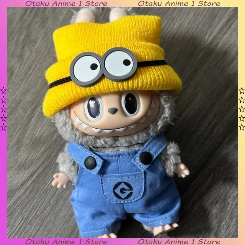 Cartoon Labubu Clothes Cute Minions Wukong DIY Outfit Mini Vinyl Doll Clothing Sets Kawaii Doll Accessories Gifts