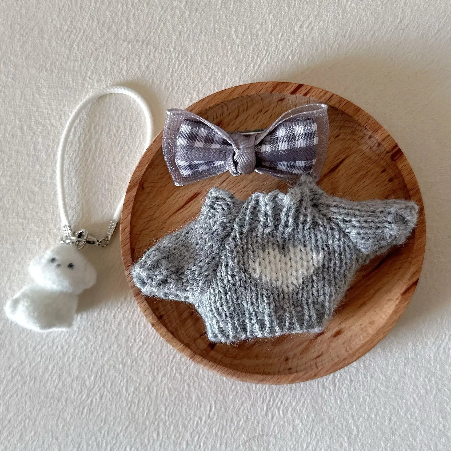 17cm labubu clothes outfit Plush doll clothes Macaron Cute Clothing DIY Kid Gift  Dog Clothes Hair accessories v1 v2 clothes