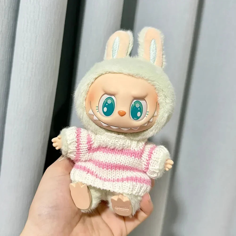 Waterbottle - Labubu Striped Knit Sweater
