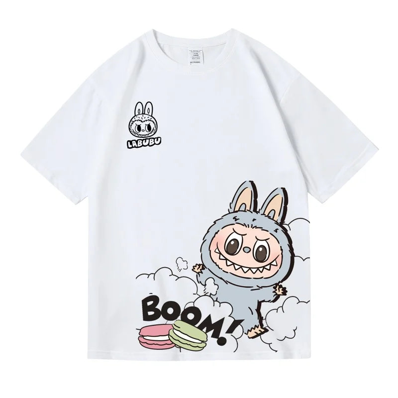 Labubu Pure Cotton Short-sleeved T-shirt Children's Top