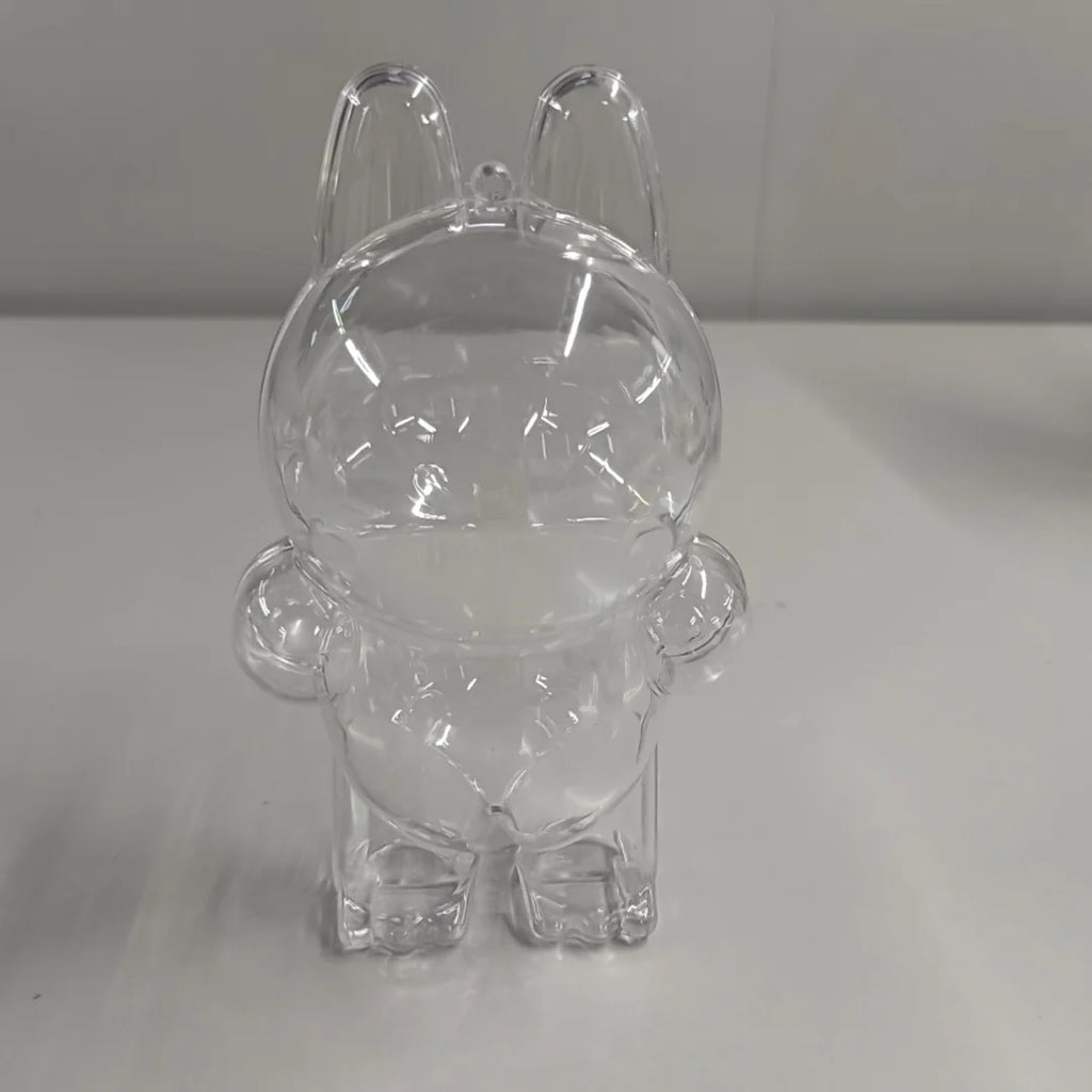 Labubu Coca Cola Happy Factor Transparent Protective Cover Dustproof Cover Storage Box -  Backpack - Hanging Decor