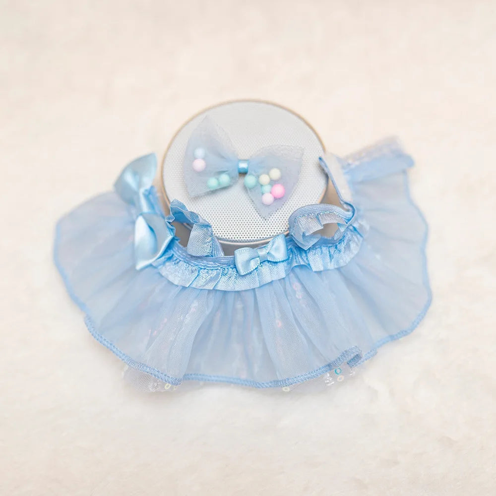 Labubu Sweet Bow Sequined Dress