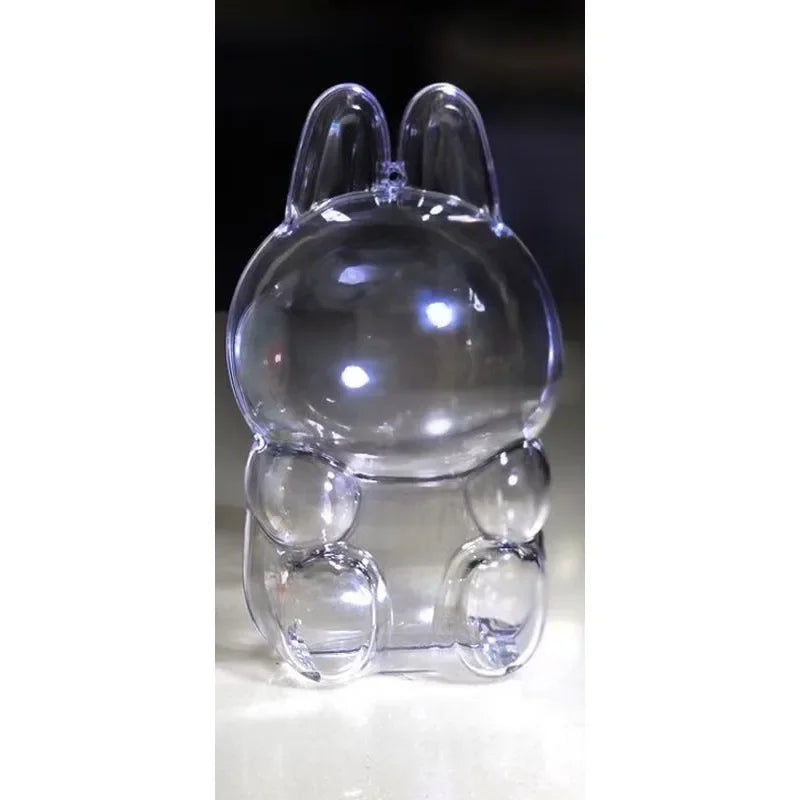 For Transparent Protective Cover Monster Toy Elf Doll Cover Storage Box Cute Elf Plushie Display Cover for Party Dolls