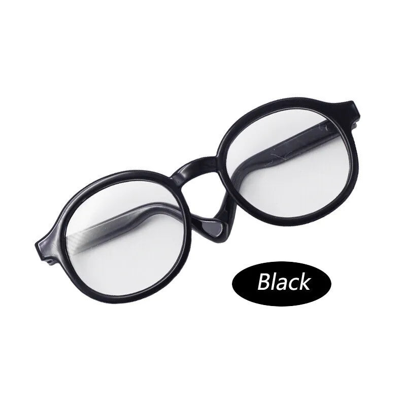 17cm labubu Glasses 6.5cm Transparent Plastic Glasses For 1/8 1/6 1/3 1/4 BJD for Labubu MSD SD Plush for EXO Doll sunglasses