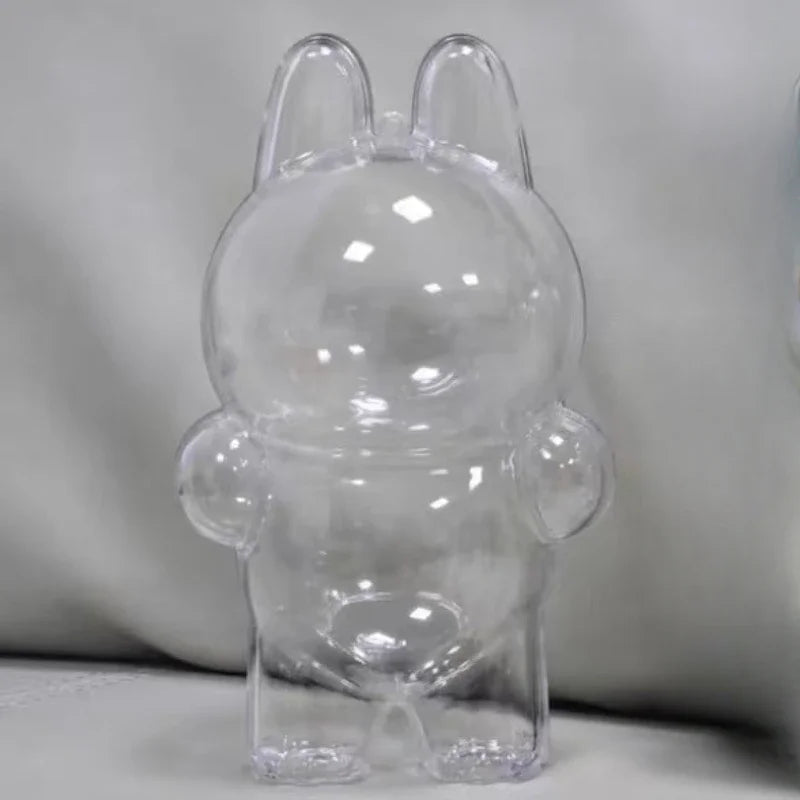 For Transparent Protective Cover Monster Toy Elf Doll Cover Storage Box Cute Elf Plushie Display Cover for Party Dolls
